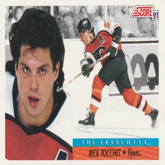 Rick Tocchet Philadelphia Flyers NHL Hockey Card Collection - 12 Card Set - Picture 4 of 13